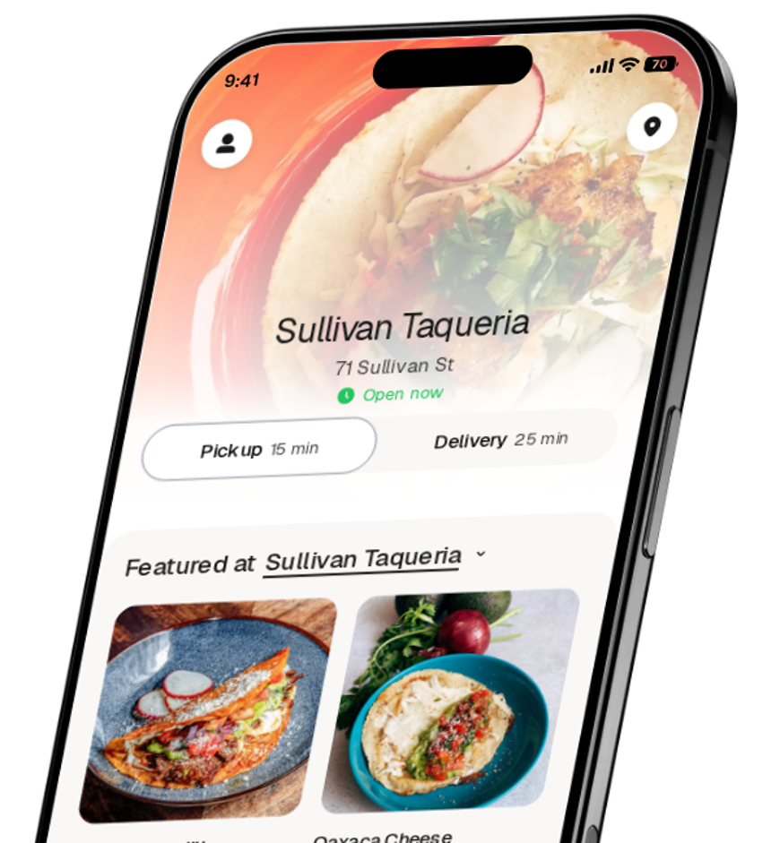 Sullivan Taqueria app preview