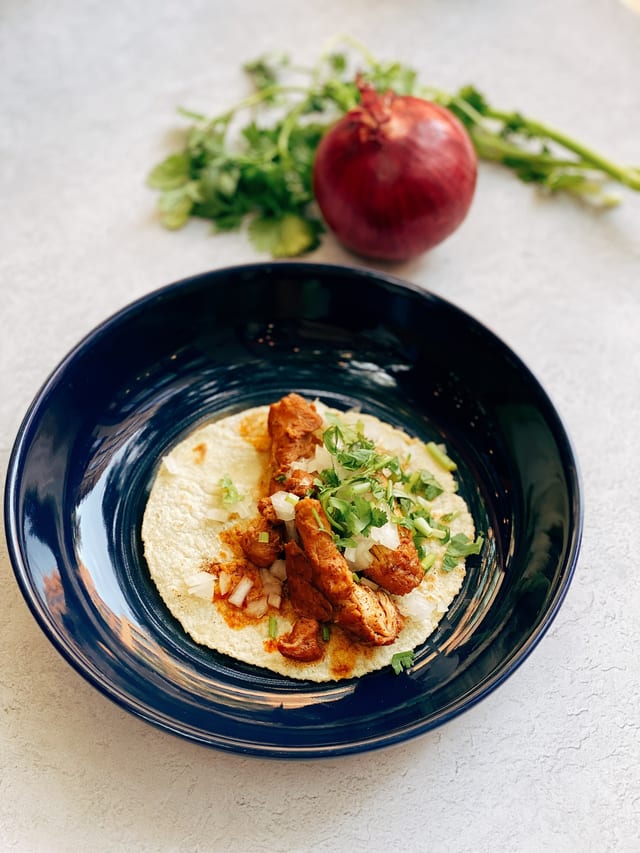 Chicken Mole Taco.