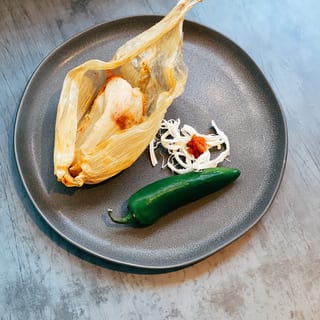 Rajas Tamale (Jalapeño & Tomato)