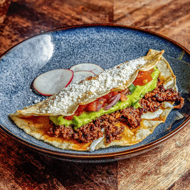 Beef Chorizo Quesadilla.