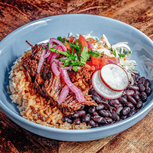 Barbacoa Beef Bowl.