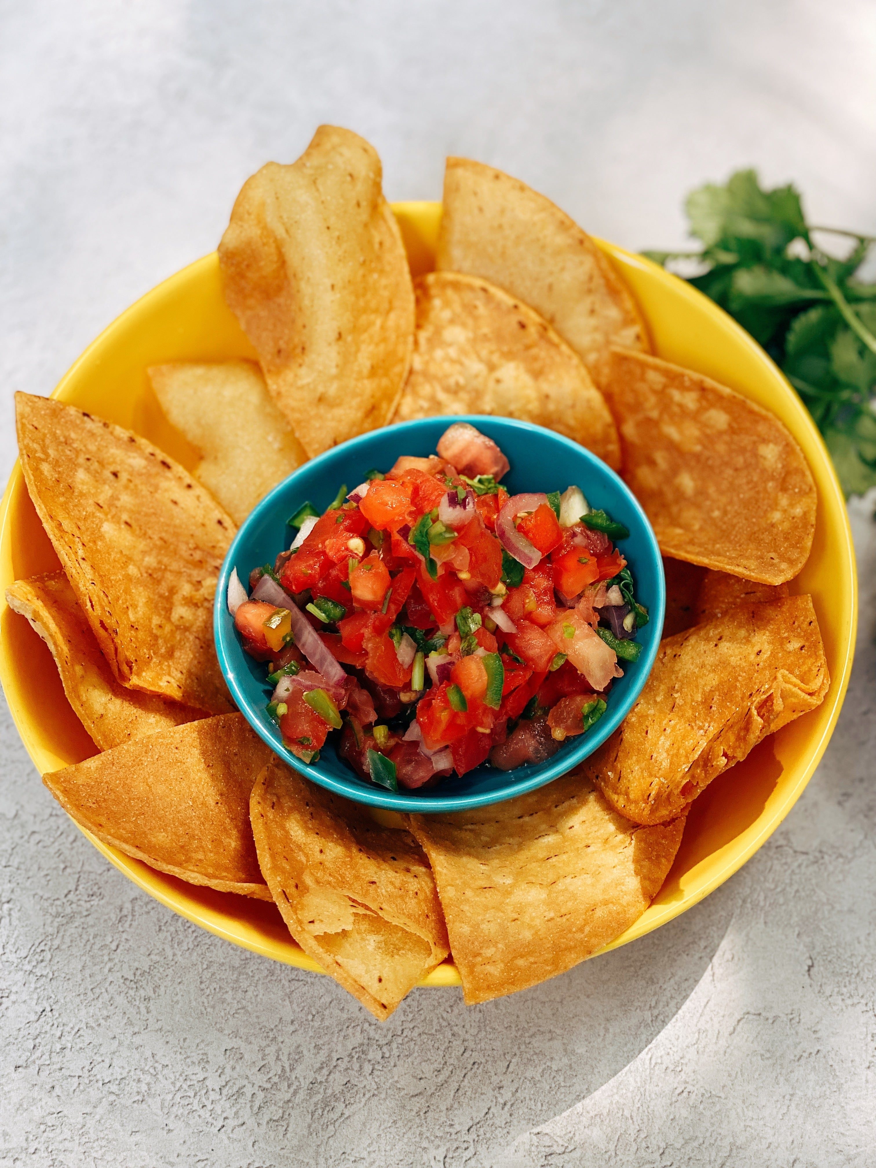 Chips & Pico De Gallo.