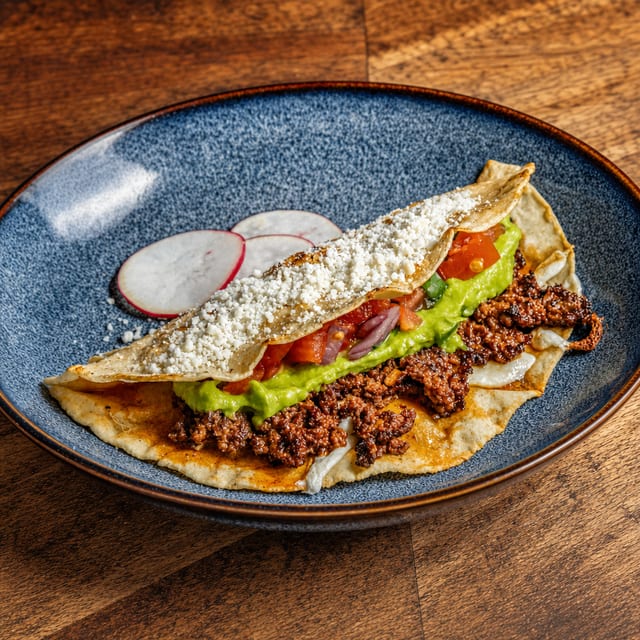 Beef Chorizo Quesadilla.