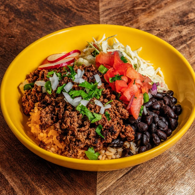 Beef Chorizo Bowl.