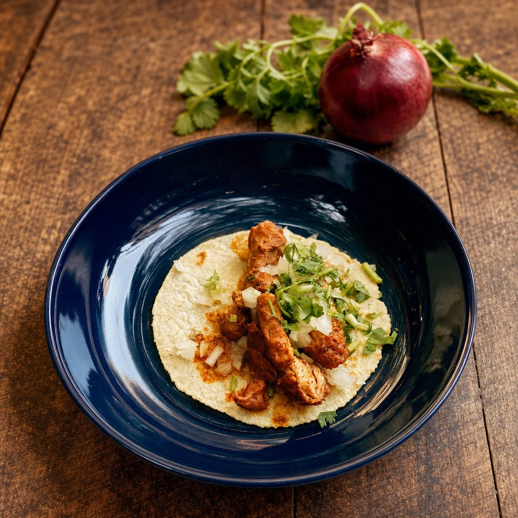Chicken Mole Taco.