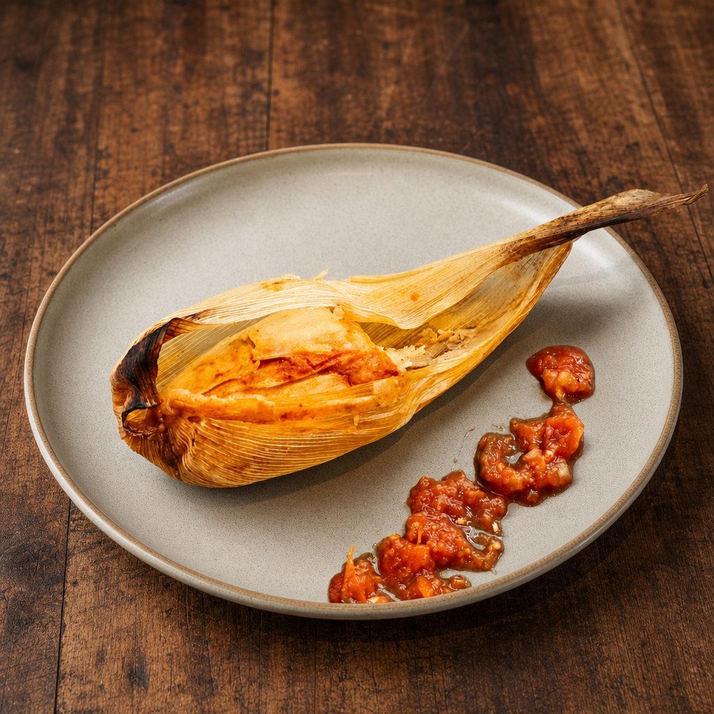 Rojo Tamale (Red Salsa).