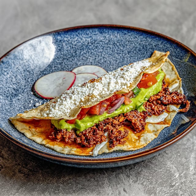 Beef Chorizo Quesadilla.