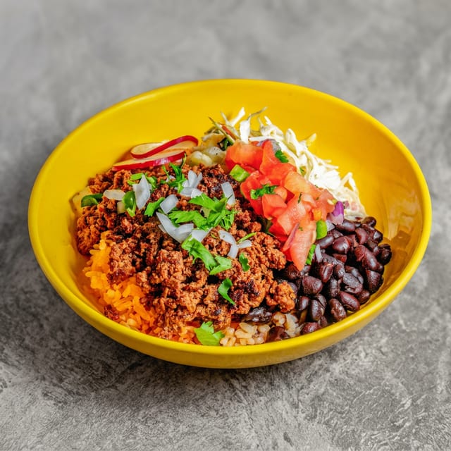 Beef Chorizo Bowl.